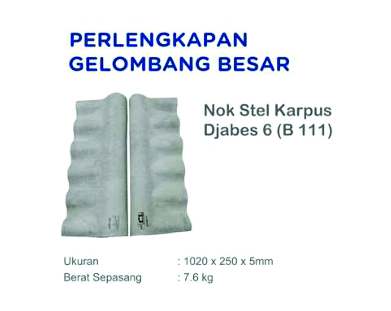 NOK STEL KARPUS - DJABES 6 (B111)